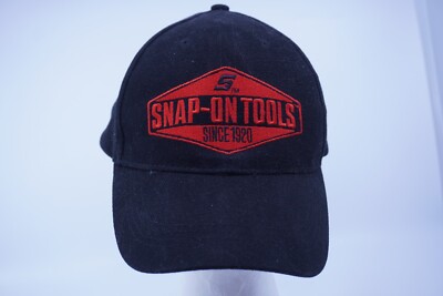 Snap-On Tools Since 1920 Black/Red Hat Cap Hook & Loop Adjustable by Wild