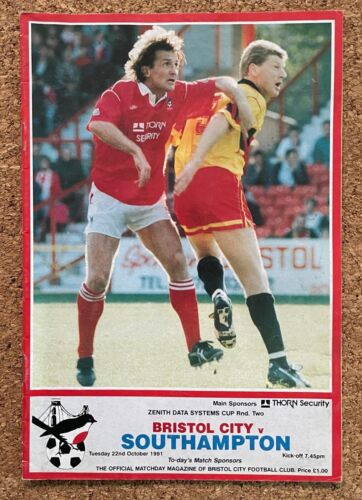 Programme Bristol City Football Ashton Gate Home Programmes - Various - Picture 77 of 105