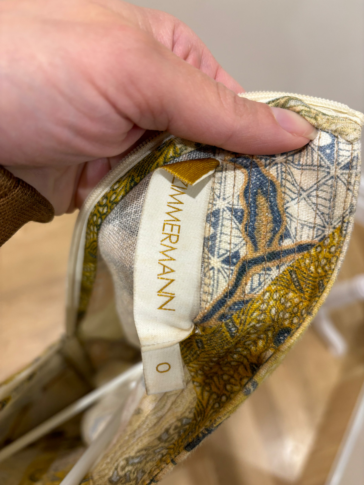 ZIMMERMANN BRIGHTSIDE PATCHWORK LINEN DRESS. Size… - image 9