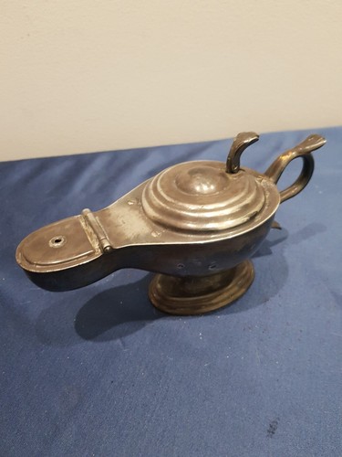 Accendino Da Tavolo DUNHILL Lampada Di Aladino Anni 50 Originale Vintage - Foto 2 di 15