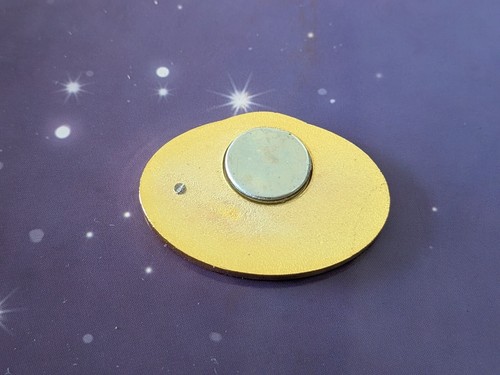Star Trek TNG Magnetic Metal Communicator Badge Picard Next Generation 1:1 Prop - Bild 15 von 17