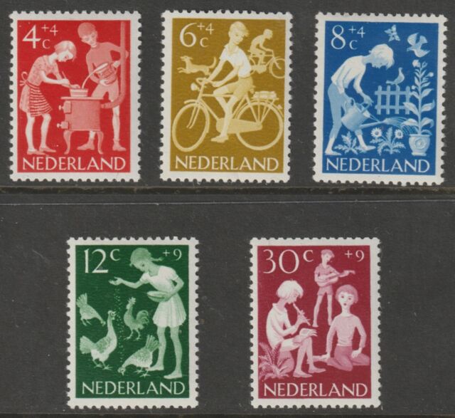 Netherlands 1962 - B368-72 Children's Activities - MNH