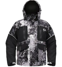 Piscifun Ice Fishing Jacket Floating Waterproof Insulated Adult XL Veil Camo