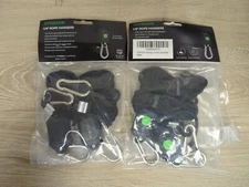 VIVOSUN 1/2/6 Pair 1/8" Grow Light Rope Hanger Ratchet Reflector Clip 150lbs