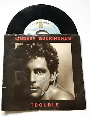 Mick Fleetwood Lindsey Buckingham signed Tusk album vinyl record COA proof star Mick Fleetwood Lindsey Buckingham signed Tusk album vinyl record COA proof star