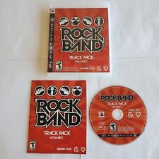 Rock Band Track Pack: Vol. 2 (Sony PlayStation 3) CIB Tested & Working Near-Mint