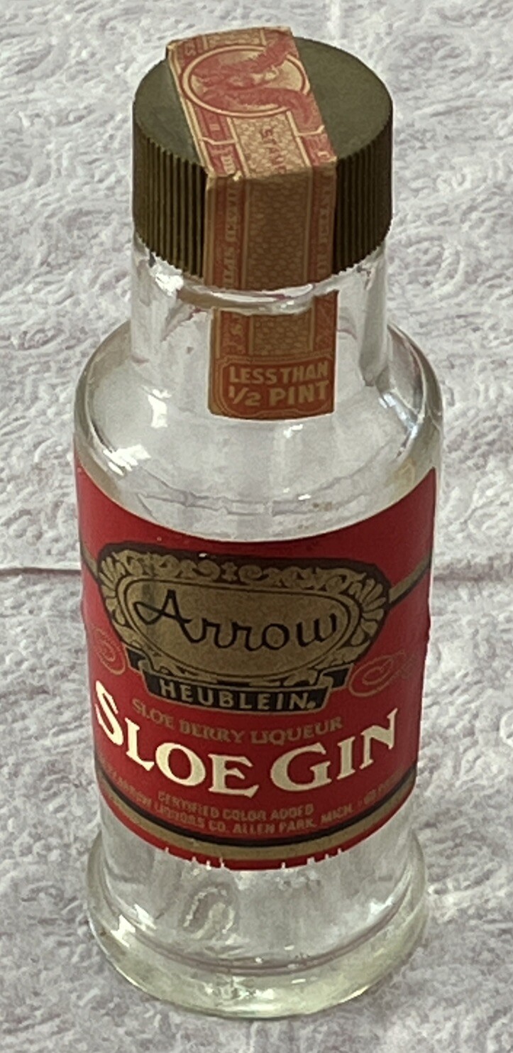 VINTAGE “SLOE GIN” MINIATURE BOTTLE/COLLECTIBLEEMPTY eBay