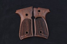 KSD Brand Beretta 92FS, 92A1, 92G, 92D, 96, M9 Compatible Walnut Grips Stripled