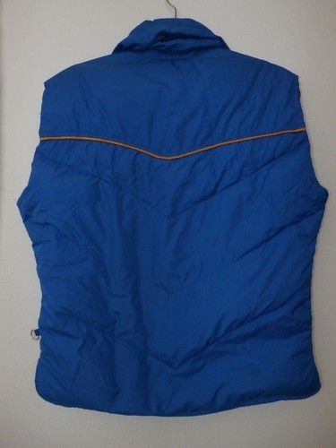 Obermeyer Down Vest Men SZ Med Vintage Carson Blue Western Snap Front Ski Snow - Picture 4 of 9