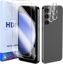 For Samsung S25 FE Edge Ultra A17 A16 A26 A57 A37 Tempered Glass Camera Lens