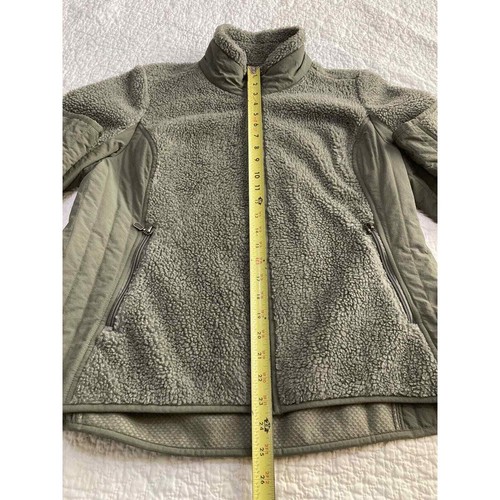 Ruff Hewn Taupe Berber Fleece Womens Extra Large Full Zip Jacket Boho Outdoor - Picture 5 of 8