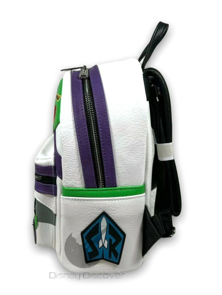 Green  loungefly × バズライトイヤー LOUNGEFLY Disney Buzz Lightyear Light Up Wings Mini Backpack