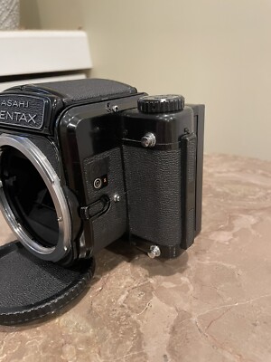 Asahi Pentax 6x7 Film Camera with Pentax Proback & Waist Asahi Pentax 6x7 Film Camera with Pentax Proback & Waist