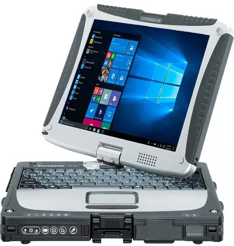 Panasonic Toughbook Cf-19 Rugged Laptop i5 Win 10 Pro Panasonic Toughbook Cf-19 Rugged Laptop i5 Win 10 Pro
