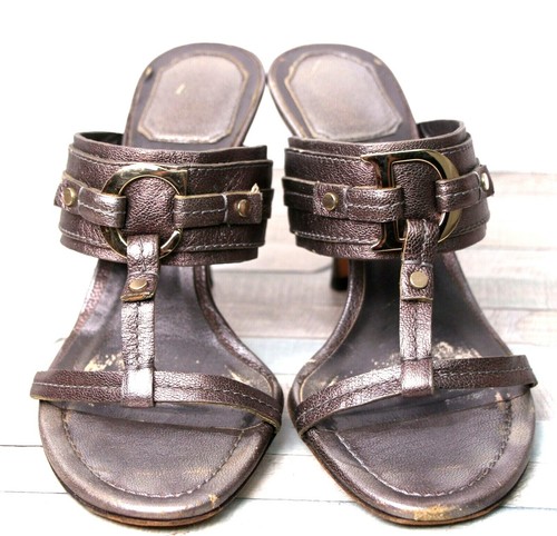 brown christian dior sandals
