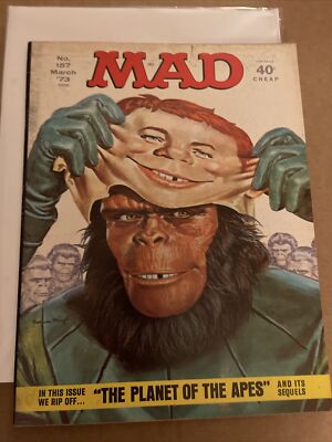 MAD Magazine #157 March 1973 The Planet Of The Apes VG shipping