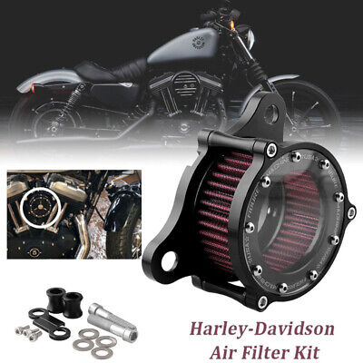 Harley Davidson Sportster Xl883 Xl1200 48 Billet Cnc Air Cleaner Kit