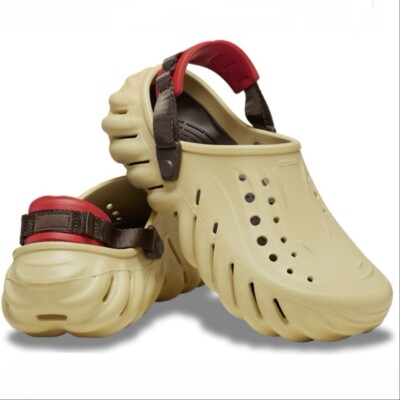 Crocs Echo Sesame / Beige Clog Shoes Comfort Slides Sandals Mens Size 11 NEW