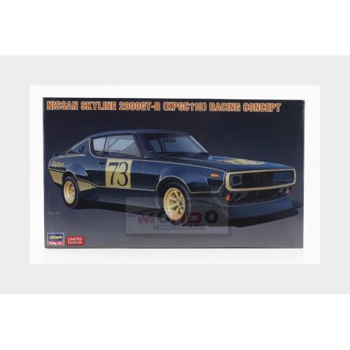 ミニカー Nissan Skyline 2000GT-R KPGC110 (1973) 1973 NISSAN SKYLINE 2000GT-R KPGC110 WHITE 1/24 DIECAST
