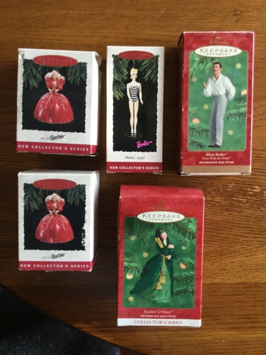 Hallmark Keepsake Ornament Barbie Scarlett O'Hara Rhett Butler