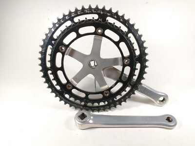 Vintage Shimano Dura Ace square taper crankset (53/42T