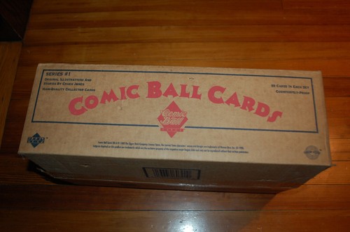 Comic Ball Cards Series 1-Sealed Case of 12 Boxes-Upper Deck Brand New - Picture 2 of 7