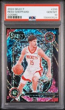 2024-25 Panini Select Reed Sheppard RC Courtside Cosmic SSP!! PSA10 Pop2