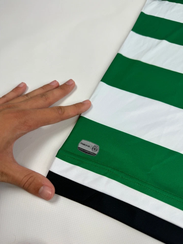 Camiseta deportiva de fútbol Sporting CP Lisbon Home 2018/19 Macron talla M - Imagen 2 de 4