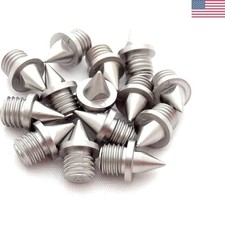 1/4" Pyramid Track and Cross Country Spikes - 14 Durable Stainless Steel Cleats