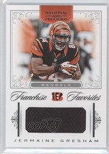 2012 National Treasures Franchise Favorites Materials 32/49 Jermaine Gresham 5x8