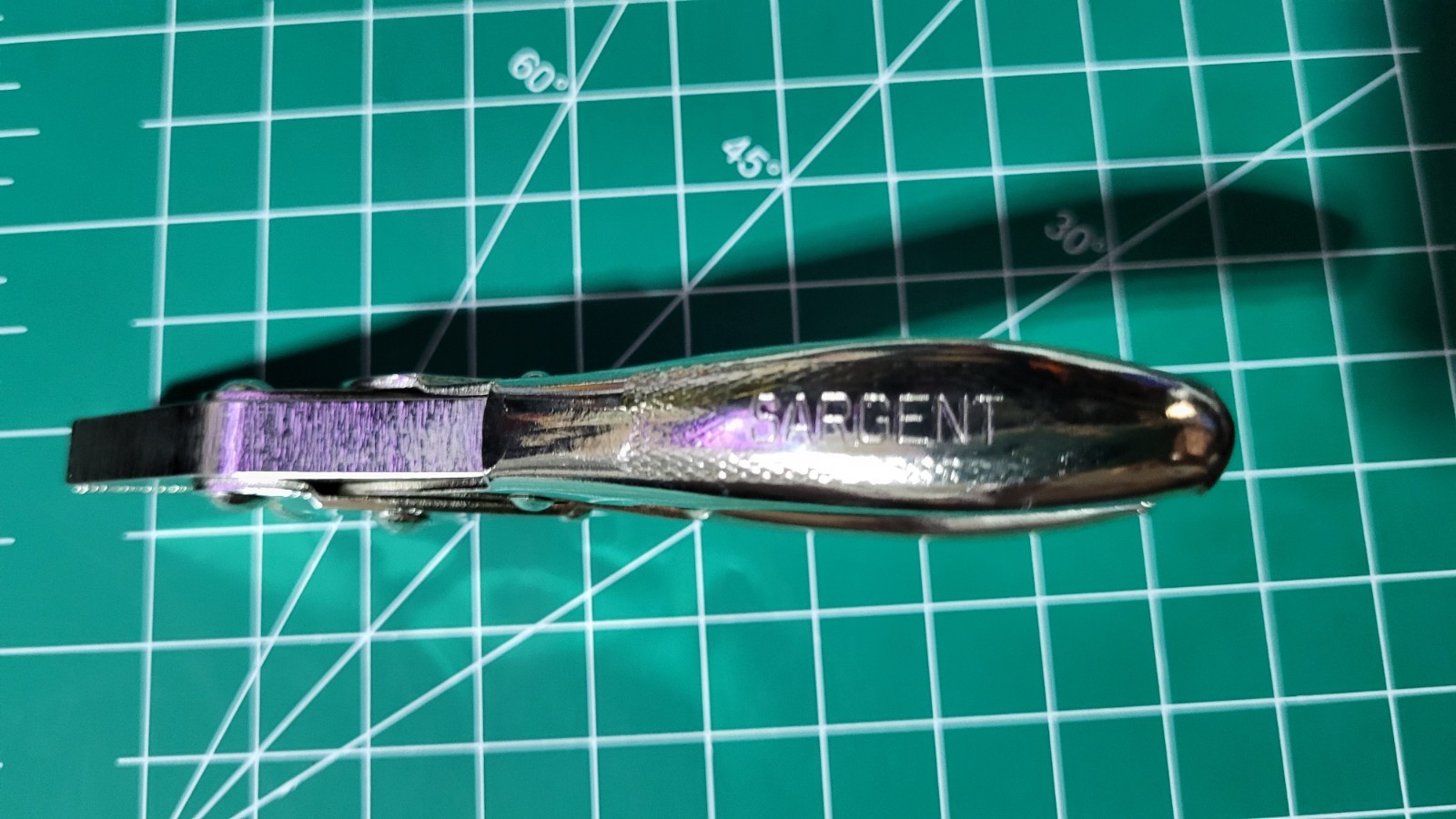 Sargent  Mod# 100-4.5 4 1/2" Flat nose Pliers. Vintage In Box MINT