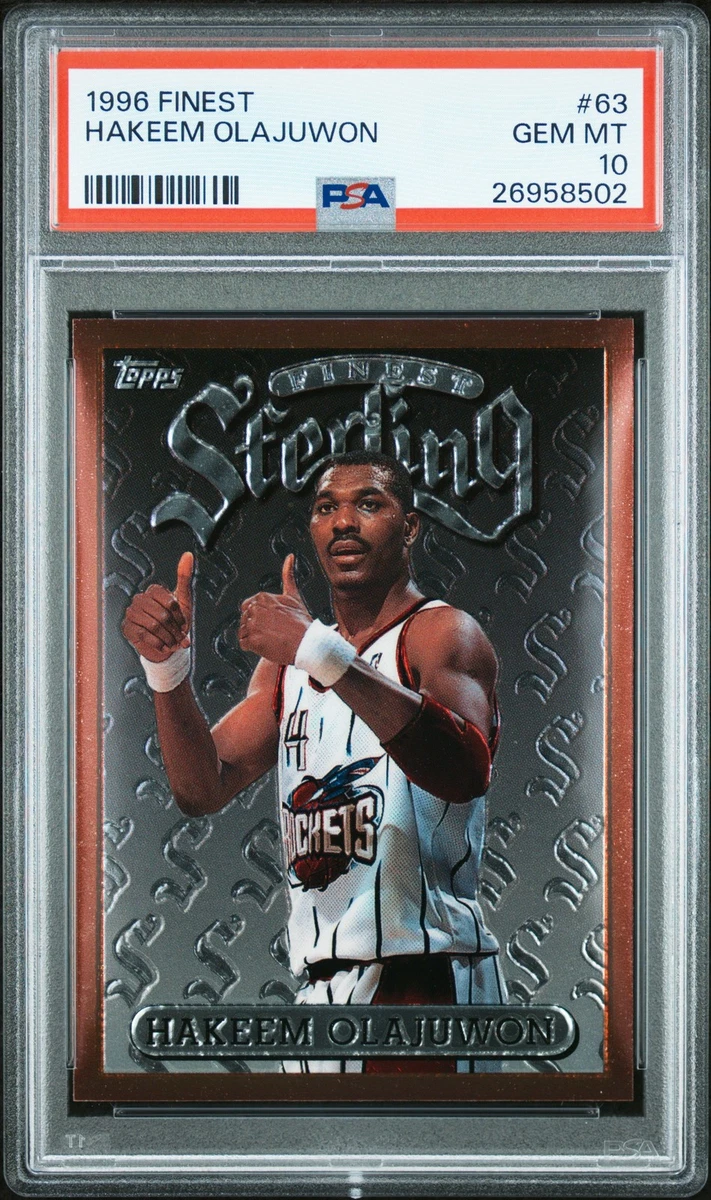 Hakeem Olajuwon 10 Graded Basketball Sports Trading Cards