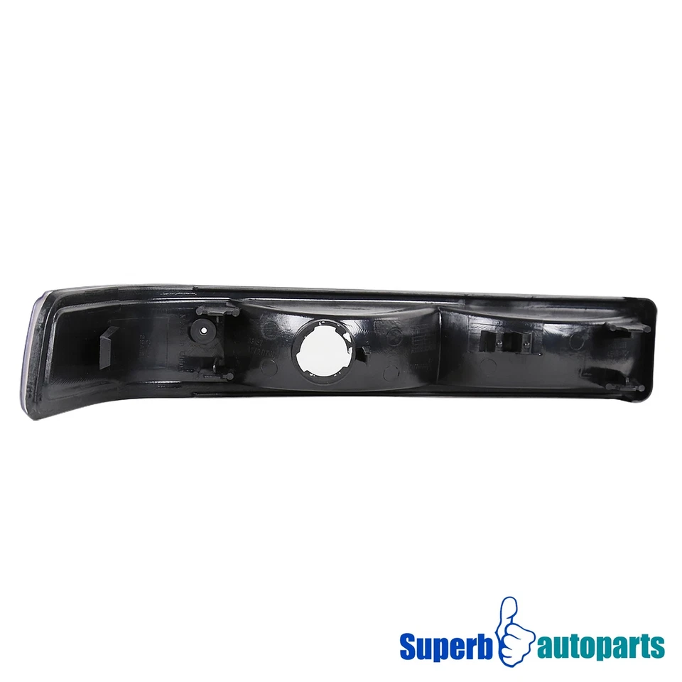 Fits 1998-2004 Chevy S10 Blazer Bumper Lights Signal Lamps GMC Sonoma Black - Image 3 of 4