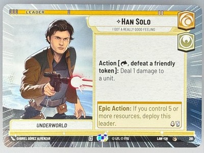 Star Wars Unlimited - Han Solo Hyperspace 281
