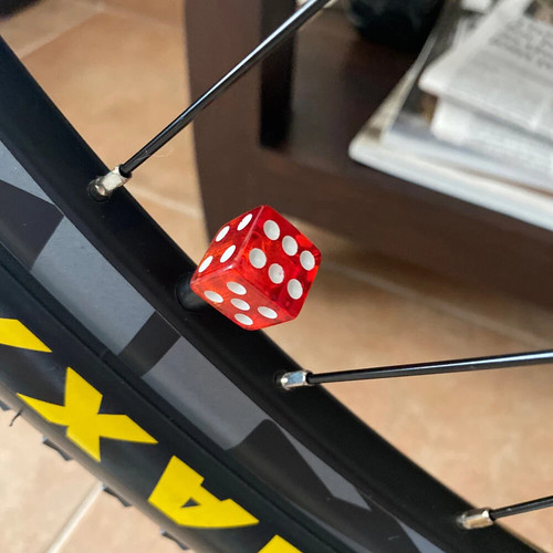 4Pcs Acrylic ABS Plastic Dice Tire Cap For Car/bike/truck Dust Cover - Picture 6 of 17
