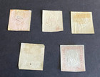 Rare Italy Franco Bollo Sardinia  Embossed 7 Stamps Two Newspaper 1861-1862 — photo 2