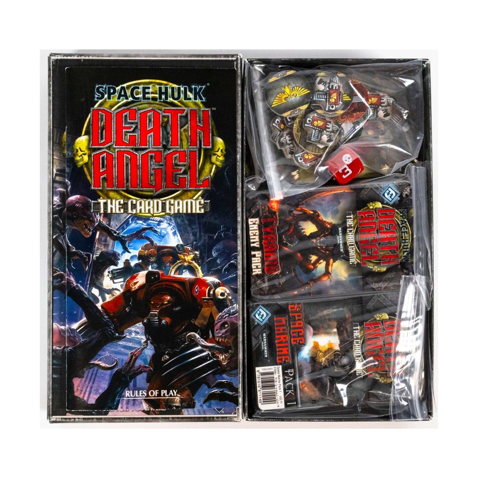 Space Hulk Death Angel Gioco Di Carte - Espansione Deathwing Marine Pack - Fantasy Flight Games (Usato)