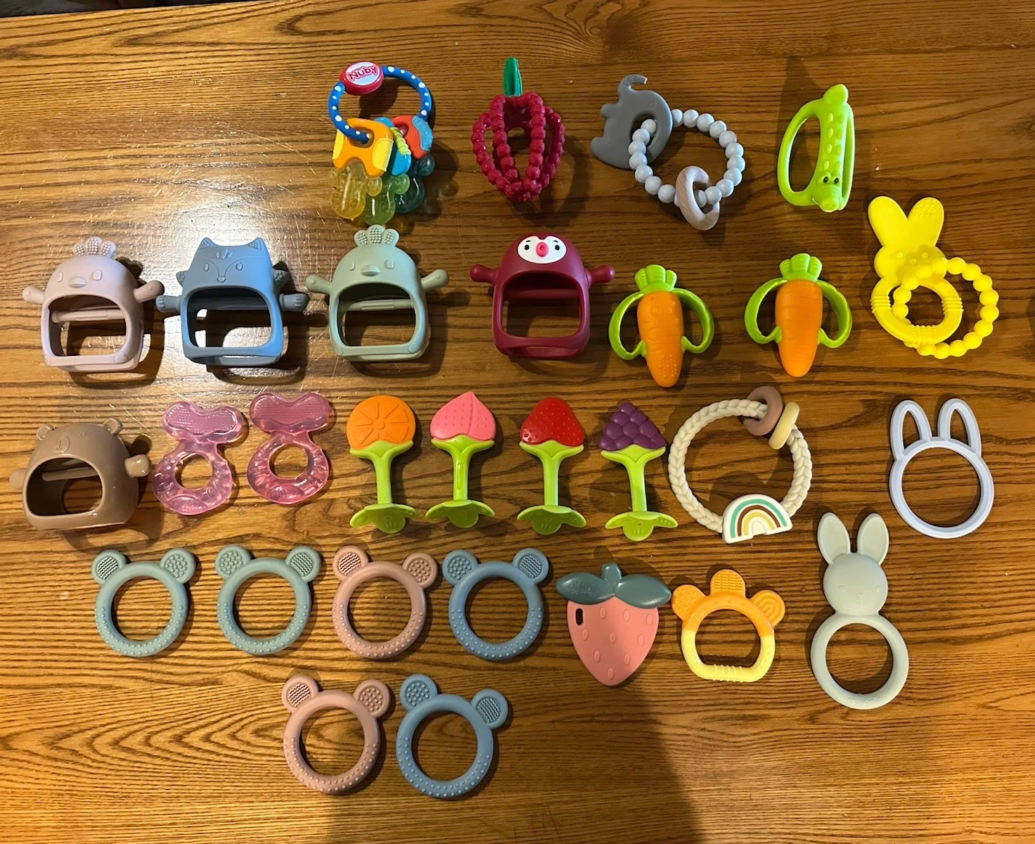 0-6 Month Baby Teething Toys Silicone Baby Teether Teething Toys
Opens in a new window or tab