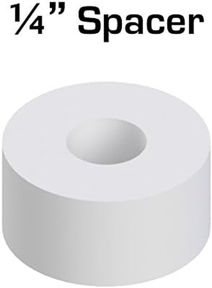 Nylon Spacers 1.00" Long - 1/2" OD 0.194" ID, 50 Pack For VEX Robotics & Projects