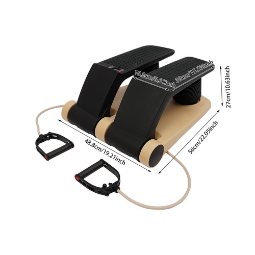 Twist Stepper Step Machine Portatile Mini Twist Stepper Display LCD 330,69 libbre - Foto 6 di 18