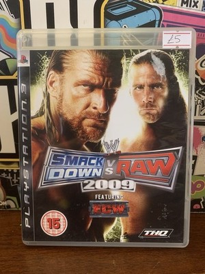 WWE SmackDown vs. Raw 2009 Sony PlayStation 3 PS3 2008 Spiel komplett mit Handbuch