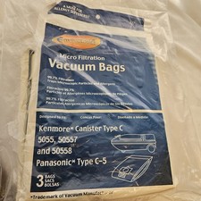 Envirocare Kenmore Canister Type C Vacuum Bag 5055 50557 50558 NEW. 9 Bags Total