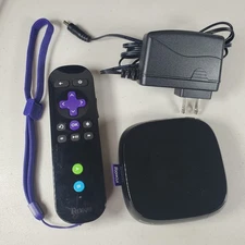 Roku 3 Media Streamer 4200X 3rd Generation, Black with Power Cord & Remote