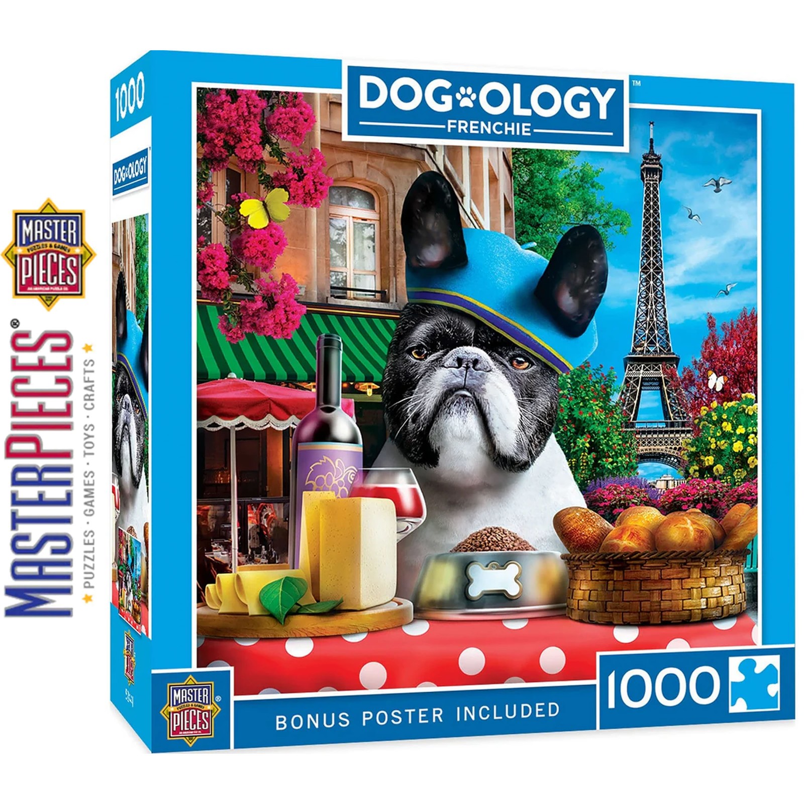 Dog-ology FRENCHIE Trixie 1000pc Masterpieces Jigsaw Puzzle Random Cut 72411