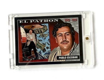 Pablo Escobar  El Patron  Custom Card In Protective Case