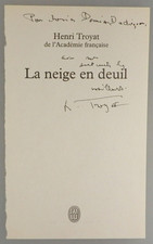 Autograph Russian French Writer Henri Troyat 1952 (136490)