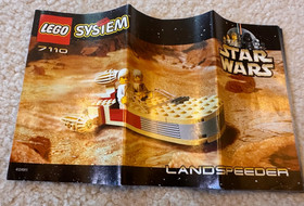 Vintage Star Wars set 7110 -Landspeeder; 100% complete w box and instructions