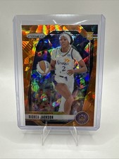 Rickea Jackson Rookie Card 2024 Panini Prizm WNBA Orange Ice Prizm -#60 Sparks