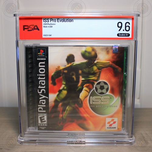 PSA 9.6 A+ / ISS Pro Evolution / PlayStation 1, PS1 2000 NEW! ULTRA RARE!