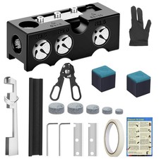 11-in-1 Billiards Pool Cue Tip Shaper Pool Cue Tips Kit11PCS Pool Cue Repair ...
